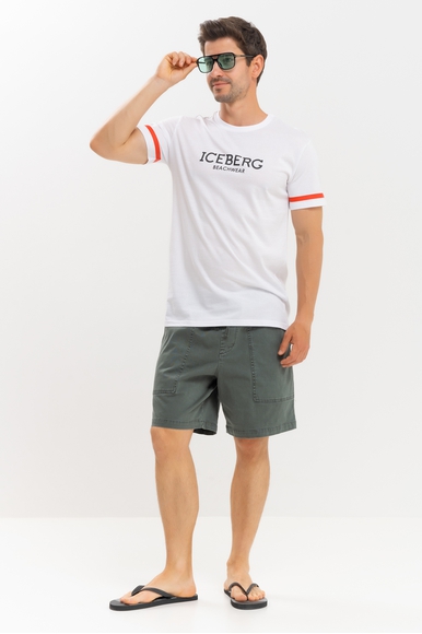  Мужская хлопковая футболка  ICEBERG ICE4MTS02 купить в интернет-магазине Bestelle фото 3