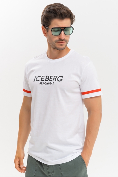  Мужская хлопковая футболка  ICEBERG ICE4MTS02 купить в интернет-магазине Bestelle фото 1
