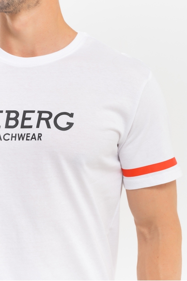  Мужская хлопковая футболка  ICEBERG ICE4MTS02 купить в интернет-магазине Bestelle фото 4
