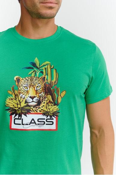  Мужская хлопковая футболка  Cavalli Class CLL2MTS04 купить в интернет-магазине Bestelle фото 4