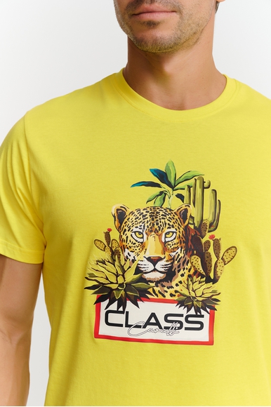  Мужская хлопковая футболка  Cavalli Class CLL2MTS04 купить в интернет-магазине Bestelle фото 4