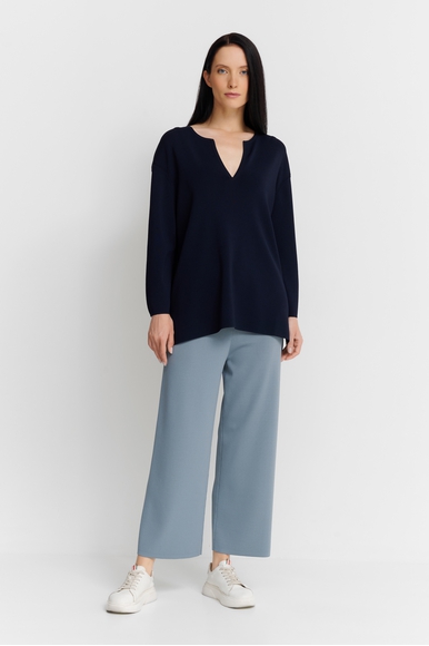 Женский синий джемпер  Max Mara Leisure SOTTILE 242636603 купить в интернет-магазине Bestelle фото 4
