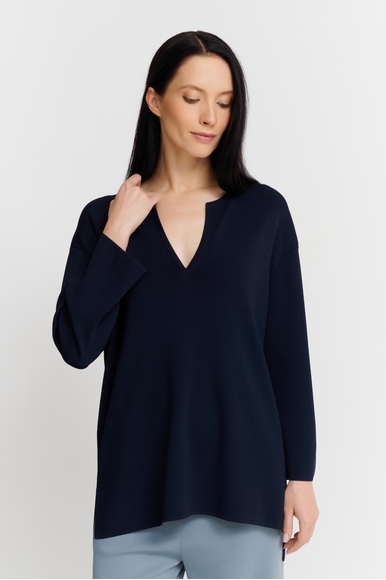 Женский синий джемпер  Max Mara Leisure SOTTILE 242636603 купить в интернет-магазине Bestelle фото 2