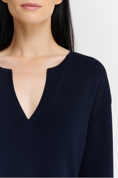Женский синий джемпер  Max Mara Leisure SOTTILE 242636603 купить в интернет-магазине Bestelle фото 5