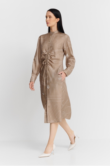  Длинное шелковое платье  Max Mara Leisure MELANIA 242622603 купить в интернет-магазине Bestelle фото 2