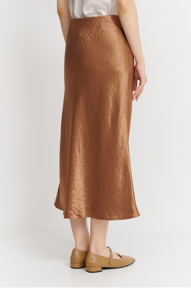 Коричневая юбка А-силуэта Max Mara Leisure ALESSIO 242610601 купить в интернет-магазине Bestelle фото 2