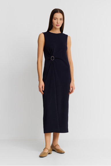 Синее платье миди без рукавов Max Mara Leisure LOSANNA 242662608 купить в интернет-магазине Bestelle фото 1