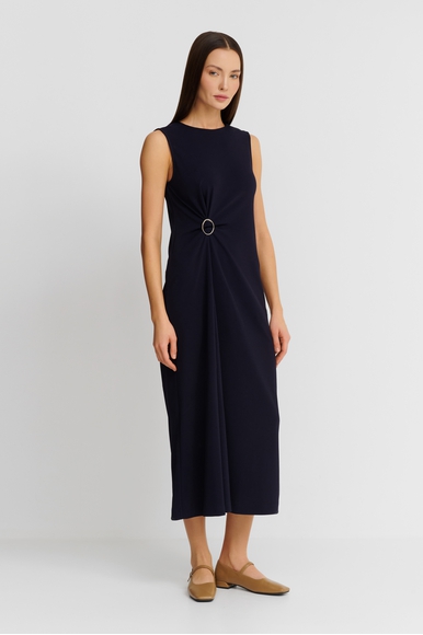 Синее платье миди без рукавов Max Mara Leisure LOSANNA 242662608 купить в интернет-магазине Bestelle фото 2