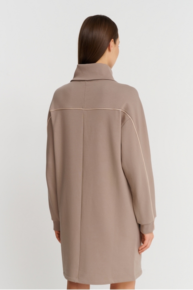 Короткое бежевое платье  Max Mara Leisure VELLO 242662604 купить в интернет-магазине Bestelle фото 4