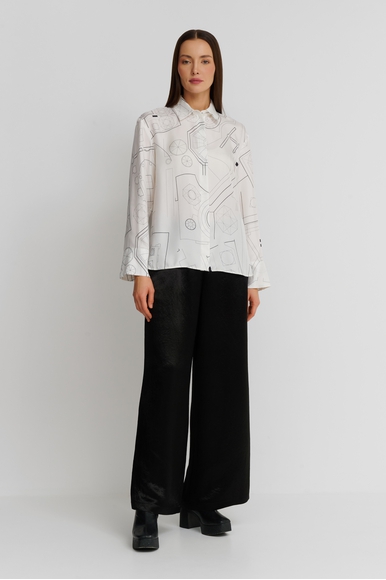  Шелковая блузка  Max Mara Leisure URNA 242611602 купить в интернет-магазине Bestelle фото 4