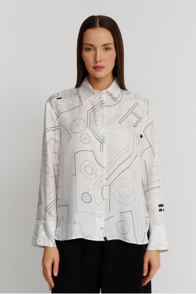  Шелковая блузка  Max Mara Leisure URNA 242611602 купить в интернет-магазине Bestelle фото 1