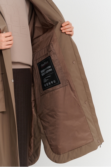 Женский коричневый плащ  Max Mara Leisure MARATEA 242673601 купить в интернет-магазине Bestelle фото 7