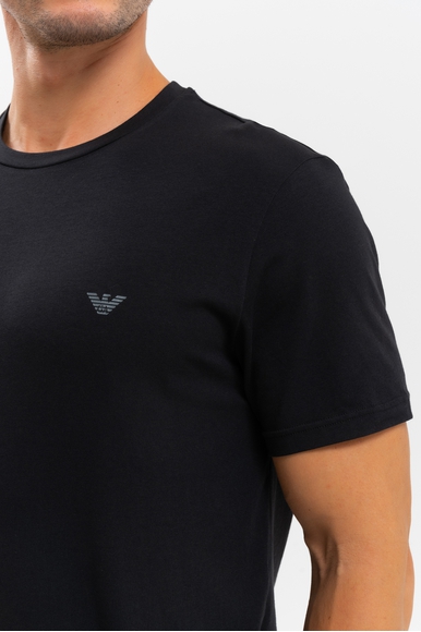  Мужская хлопковая пижама с шортами  Emporio Armani 1115734F720 купить в интернет-магазине Bestelle фото 4