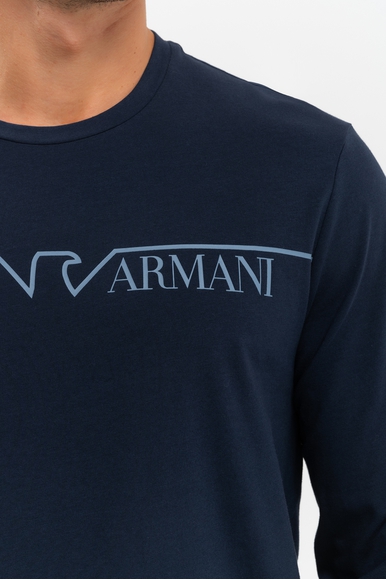  Мужская хлопковая пижама с брюками  Emporio Armani 1120334F516 купить в интернет-магазине Bestelle фото 4