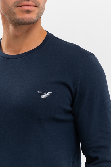  Мужская хлопковая пижама с брюками  Emporio Armani 1119554F599 купить в интернет-магазине Bestelle фото 4