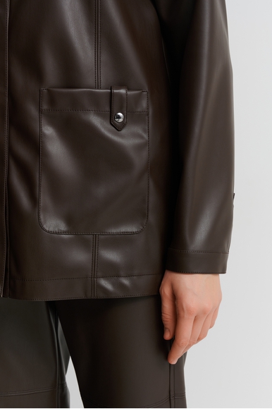  Женский коричневый жакет  Max Mara Leisure QUANTUM 242691604 купить в интернет-магазине Bestelle фото 5