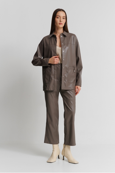 Женский коричневый жакет  Max Mara Leisure QUANTUM 242691604 купить в интернет-магазине Bestelle фото 3