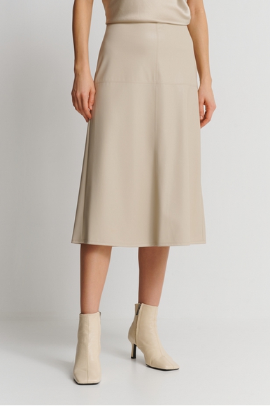 Бежевая юбка миди Max Mara Leisure SCILLI 242677602 купить в интернет-магазине Bestelle фото 1
