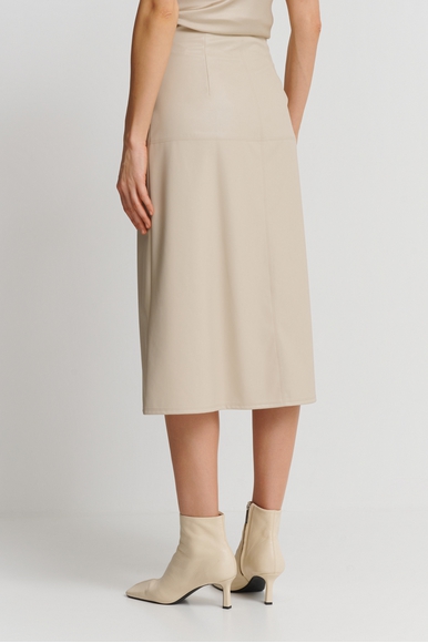 Бежевая юбка миди Max Mara Leisure SCILLI 242677602 купить в интернет-магазине Bestelle фото 2