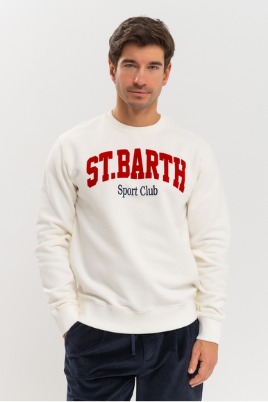Мужской белый джемпер  MC2 Saint Barth SOHON купить в интернет-магазине Bestelle фото 1
