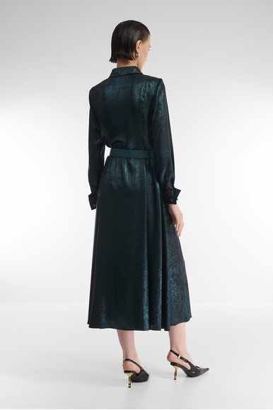 Зелёное платье миди Caterina Leman SU7957-124A купить в интернет-магазине Bestelle фото 3