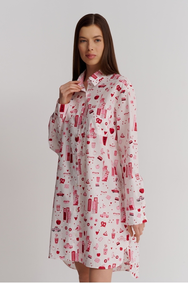  Женский домашний халат на пуговицах  DKNY YI30037 купить в интернет-магазине Bestelle фото 3