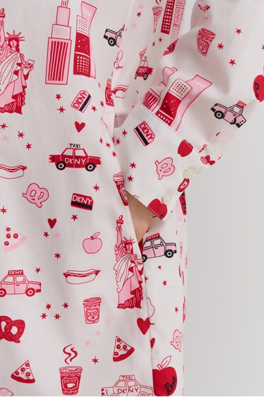  Женский домашний халат на пуговицах  DKNY YI30037 купить в интернет-магазине Bestelle фото 4