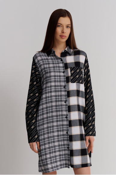  Женский короткий халат на пуговицах  DKNY YI30021 купить в интернет-магазине Bestelle фото 3