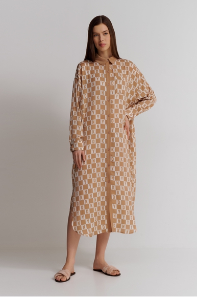  Женский длинный халат на пуговицах  DKNY YI20019 купить в интернет-магазине Bestelle фото 1