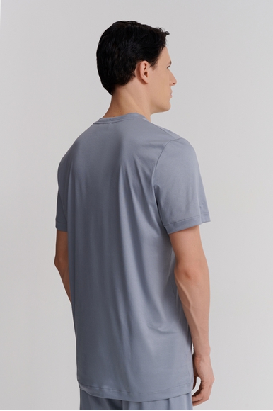  Мужская хлопковая пижама с шортами  Zimmerli 28641102 купить в интернет-магазине Bestelle фото 4