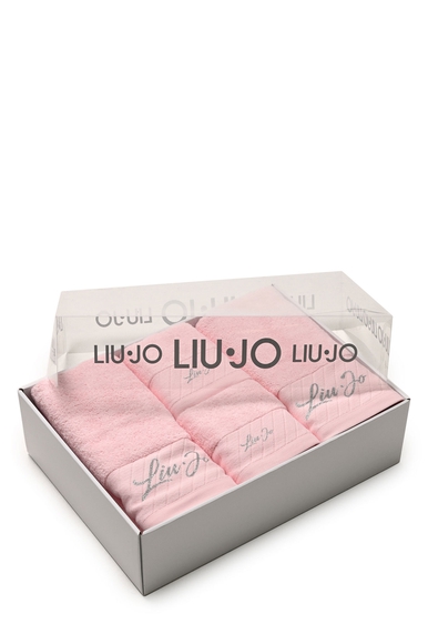 Набор из 5 розовых полотенец 55x105, 100x150, 38x59 см LIU JO LB933B купить в интернет-магазине Bestelle фото 7