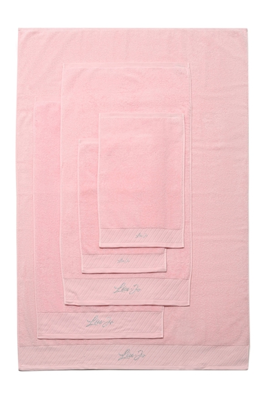 Набор из 5 розовых полотенец 55x105, 100x150, 38x59 см LIU JO LB933B купить в интернет-магазине Bestelle фото 8