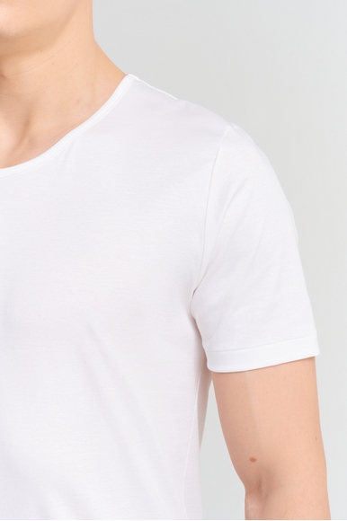Мужская хлопковая приталенная футболка Zimmerli 2861441 купить в интернет-магазине Bestelle фото 16