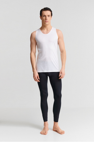 Мужская белая майка из хлопка Zimmerli 286-1440 купить в интернет-магазине Bestelle фото 3