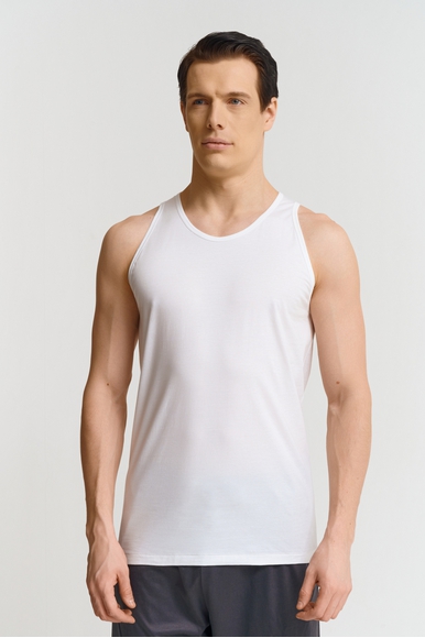 Мужская майка из тонкого хлопкового трикотажа Zimmerli 1721460 купить в интернет-магазине Bestelle фото 5