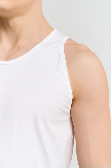 Мужская майка из тонкого хлопкового трикотажа Zimmerli 1721460 купить в интернет-магазине Bestelle фото 8