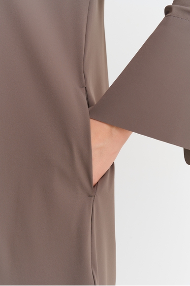 Коричневое платье миди MM by MaxMara RAPACE 251662106 купить в интернет-магазине Bestelle фото 5