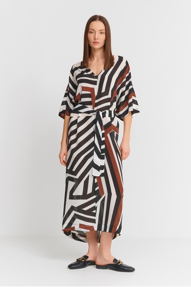 Длинное платье с короткими рукавами Max Mara Leisure WARREN 2516221069 купить в интернет-магазине Bestelle фото 1