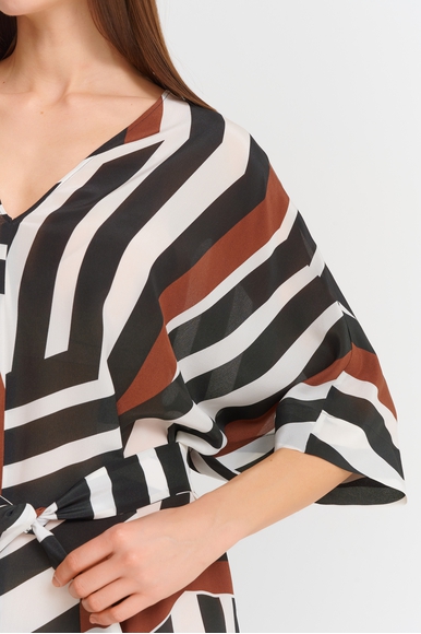 Длинное платье с короткими рукавами Max Mara Leisure WARREN 2516221069 купить в интернет-магазине Bestelle фото 4