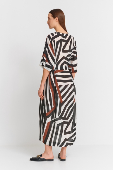 Длинное платье с короткими рукавами Max Mara Leisure WARREN 2516221069 купить в интернет-магазине Bestelle фото 2