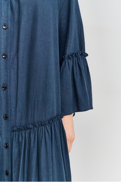 Длинное синее платье  BALLANTYNE BLD171 UVI09 купить в интернет-магазине Bestelle фото 3