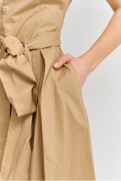 Длинное песочное платье  BALLANTYNE BLD166 UCT1D купить в интернет-магазине Bestelle фото 3