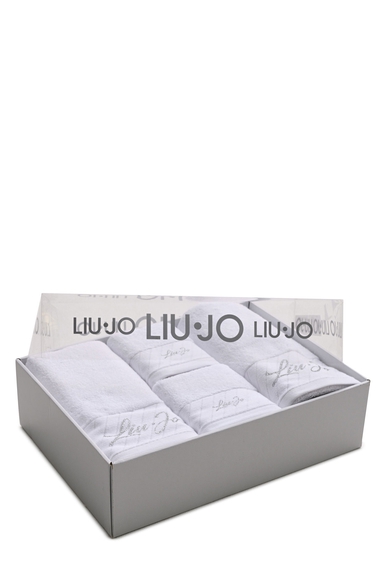 Набор из 5 белых полотенец 55x105, 100x150, 38x59 см LIU JO LB933B купить в интернет-магазине Bestelle фото 8