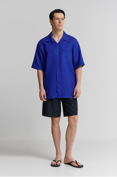 Мужская синяя рубашка Shan 62536-80 купить в интернет-магазине Bestelle фото 3