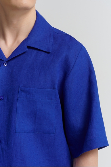 Мужская синяя рубашка Shan 62536-80 купить в интернет-магазине Bestelle фото 4