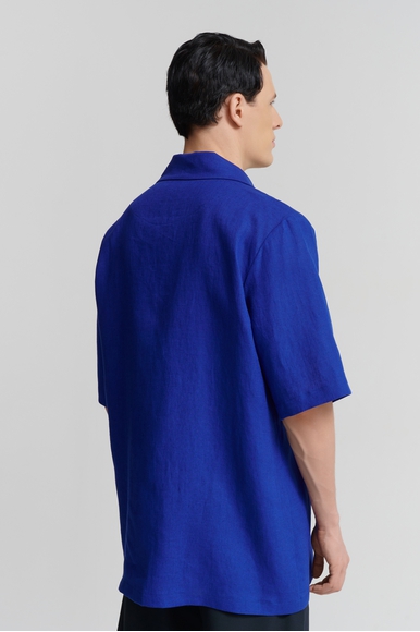 Мужская синяя рубашка Shan 62536-80 купить в интернет-магазине Bestelle фото 2