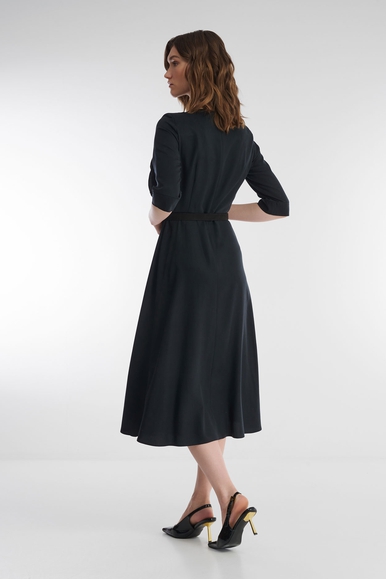 Чёрное платье миди Caterina Leman SU8268-221 купить в интернет-магазине Bestelle фото 4