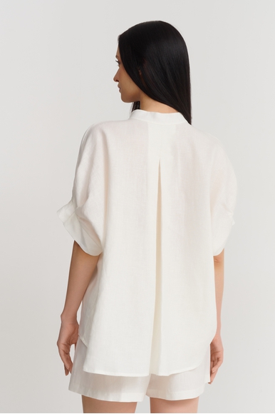 Ванильная блузка из льна Shan 42536-60 купить в интернет-магазине Bestelle фото 2