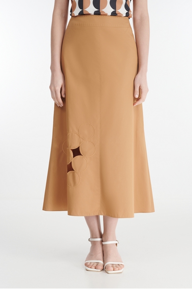 Коричневая юбка миди Caterina Leman SA8436-210 купить в интернет-магазине Bestelle фото 1
