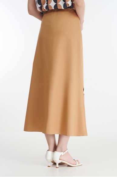 Коричневая юбка миди Caterina Leman SA8436-210 купить в интернет-магазине Bestelle фото 2